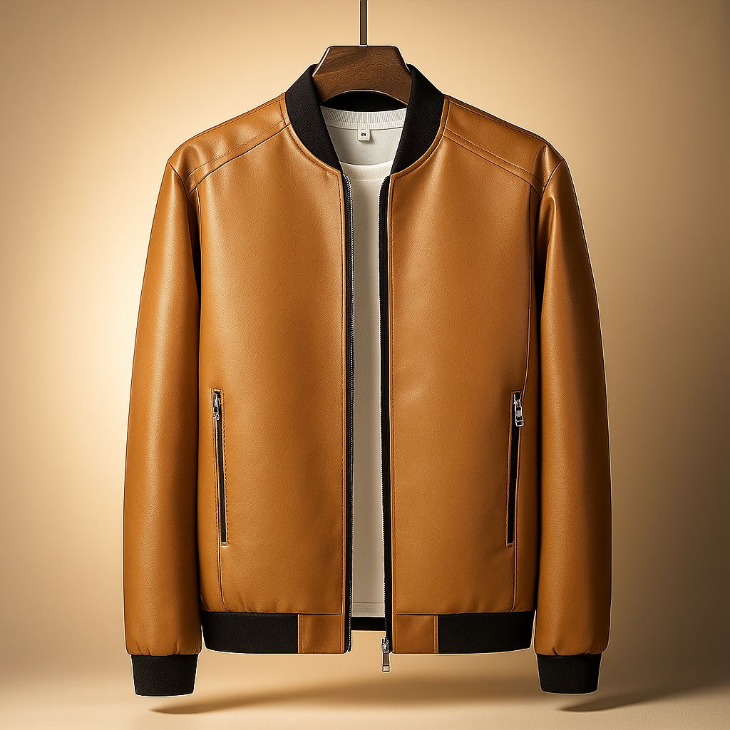 Maven Storm Leather Bomber
