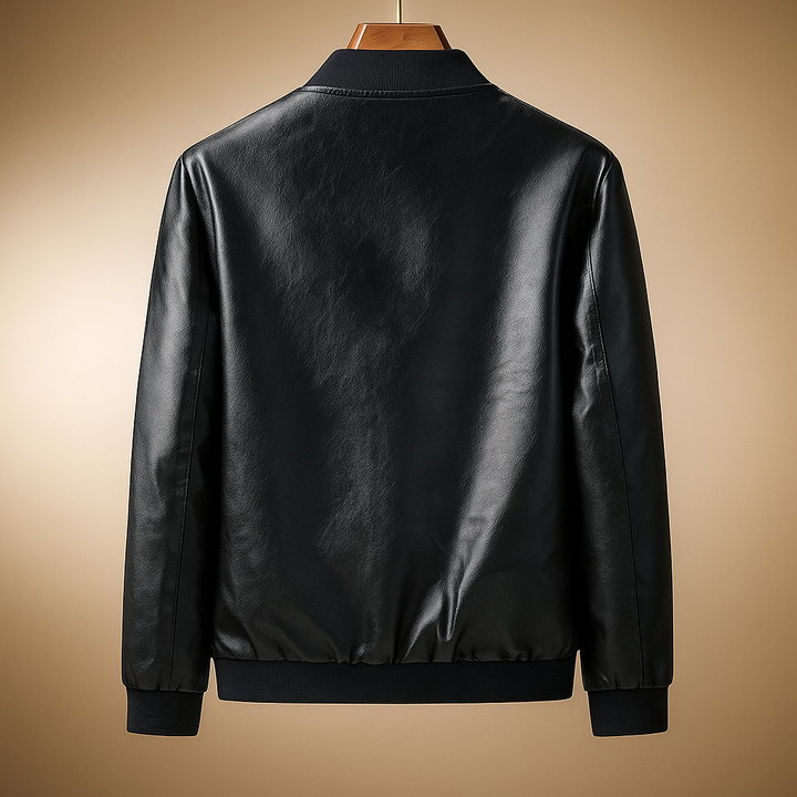 Maven Storm Leather Bomber