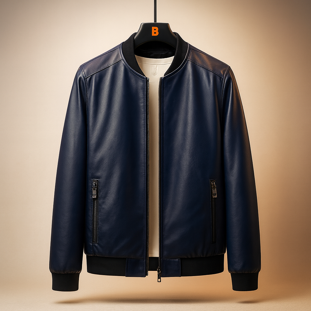 Maven Storm Leather Bomber