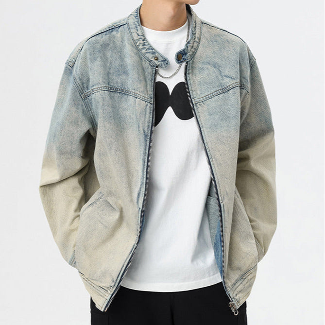 Ashridge Denim Moto Jacket