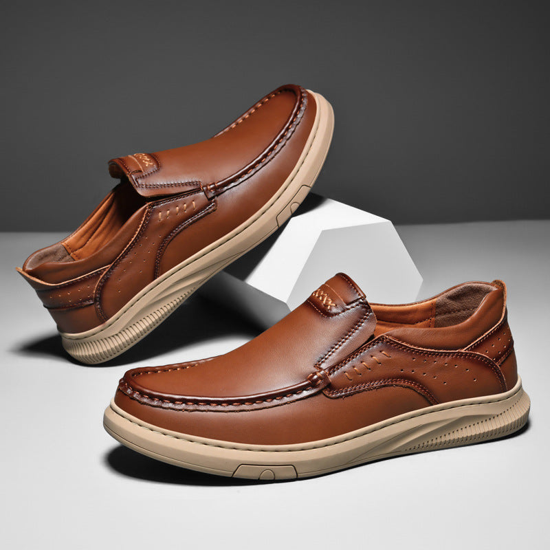 Varhune Leather Slip-Ons
