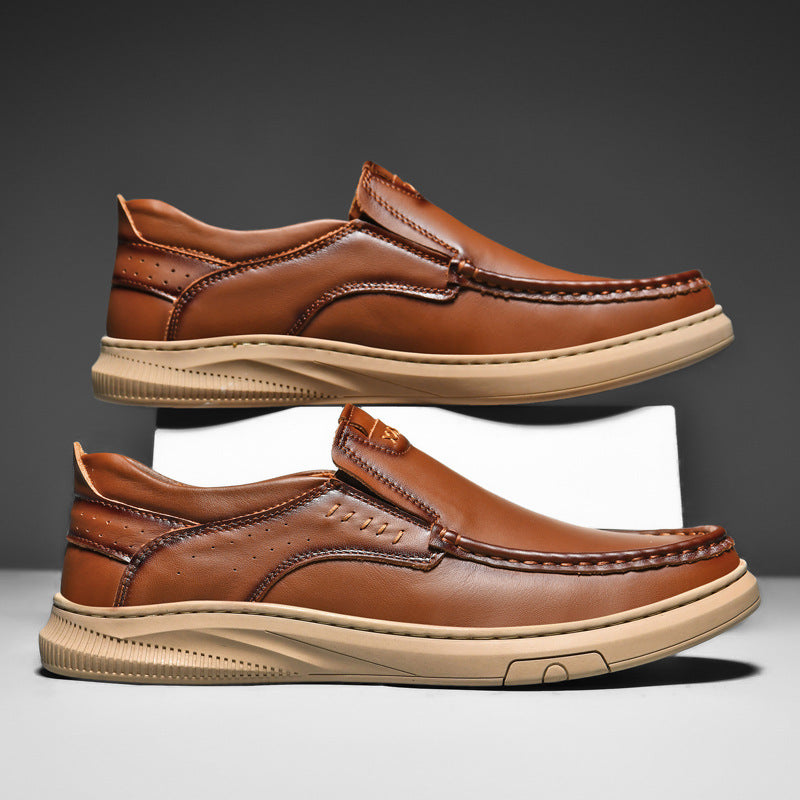 Varhune Leather Slip-Ons