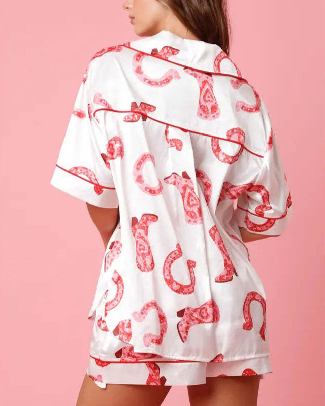 Love & Lounge Silk PJ Set