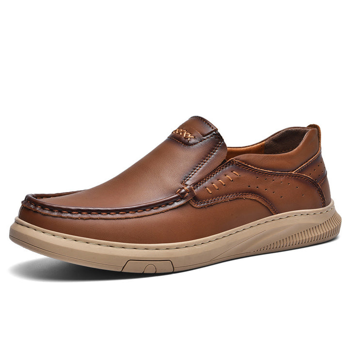 Varhune Leather Slip-Ons
