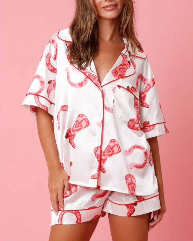 Love & Lounge Silk PJ Set