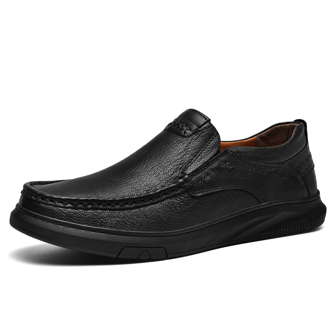 Varhune Leather Slip-Ons