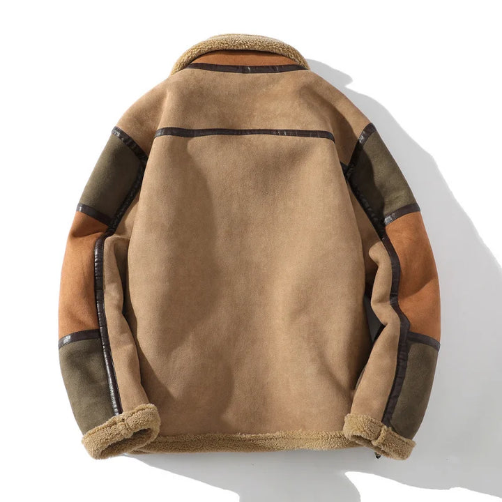 Maverick Suede Aviator Coat