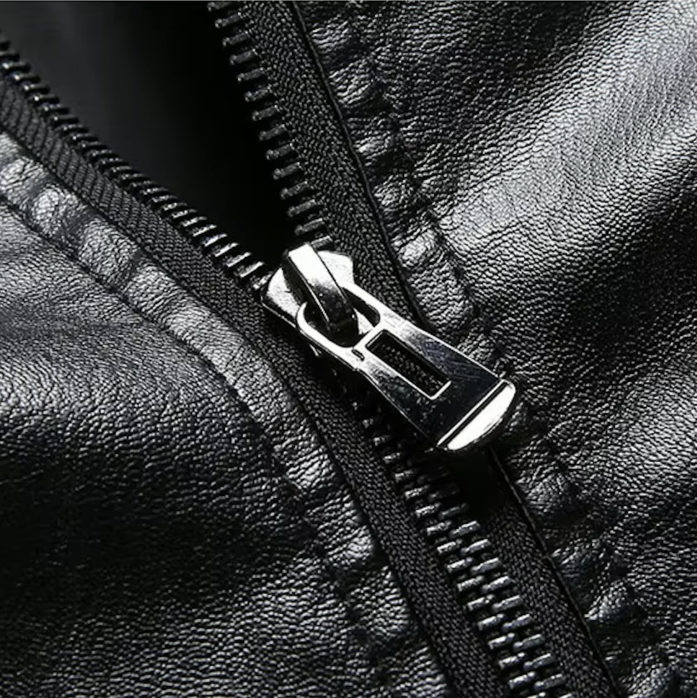 Alderon Leather Bomber Jacket