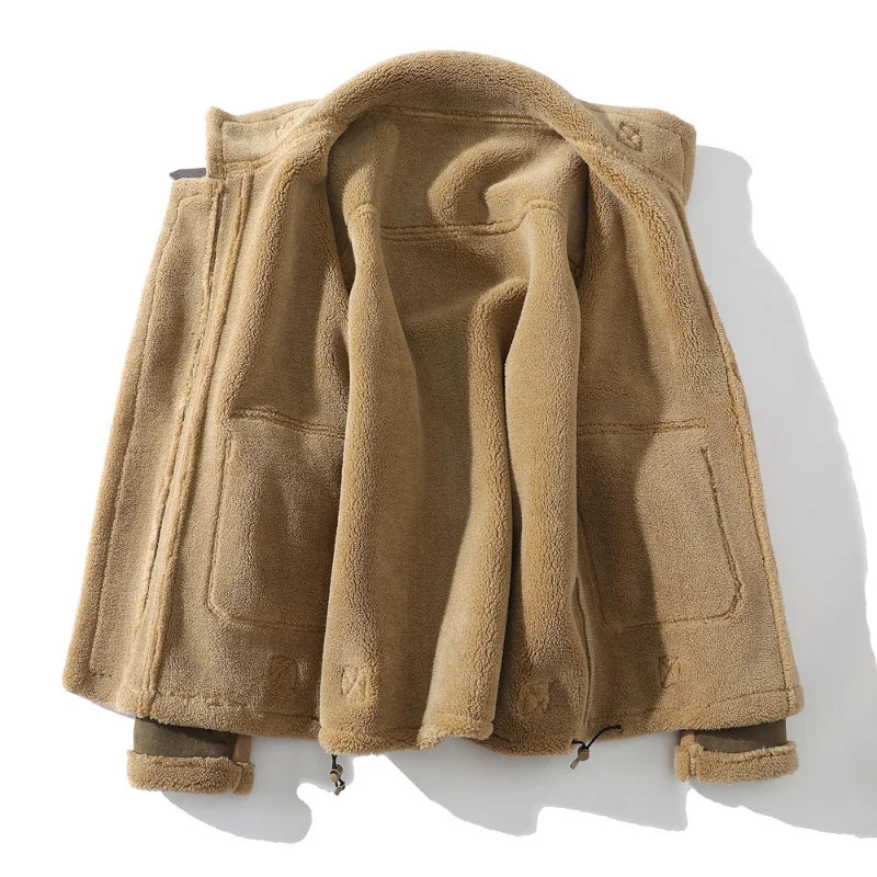 Maverick Suede Aviator Coat