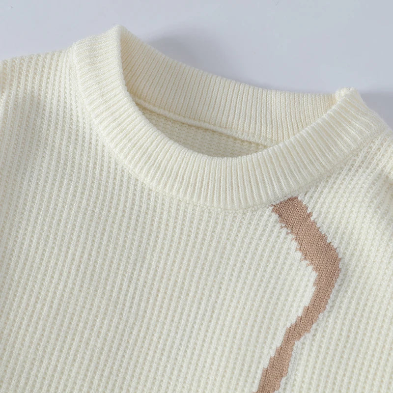 Fracture Vein Knit Pullover
