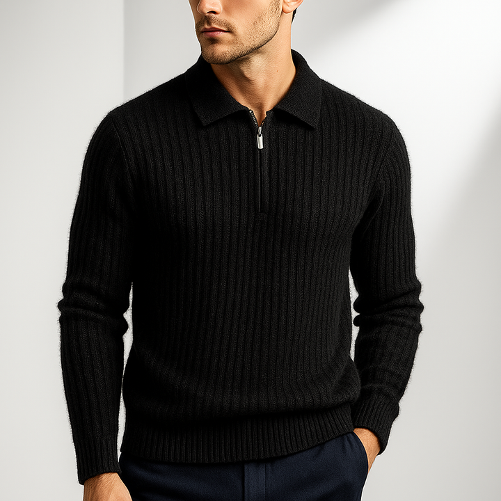 Brownstone 1/4 Zip Sweater