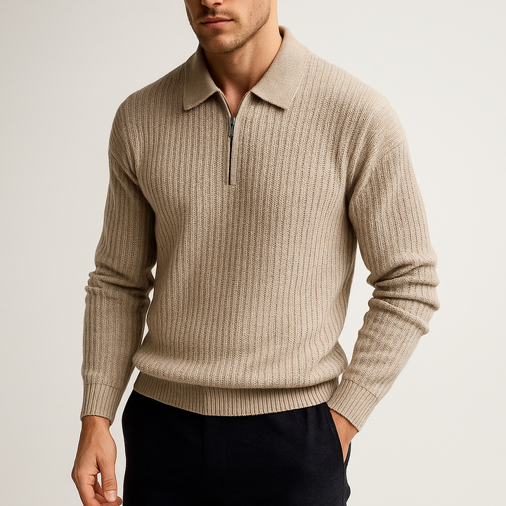 Brownstone 1/4 Zip Sweater