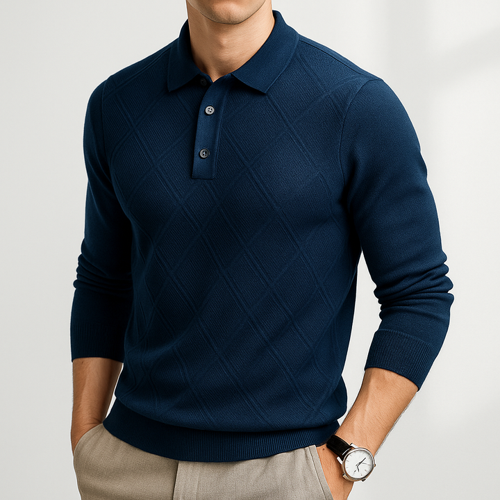 Dover Cable Knit Polo