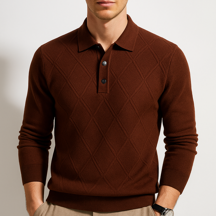 Dover Cable Knit Polo