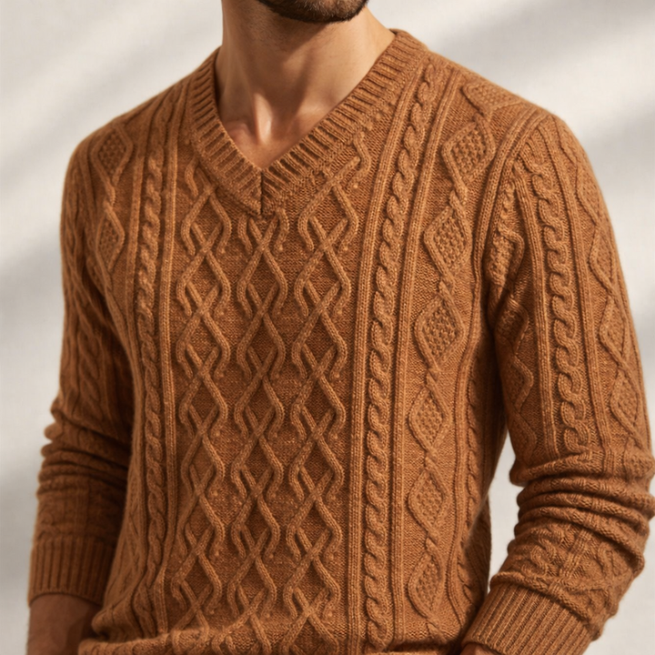 Vanature Wool Knit Pullover