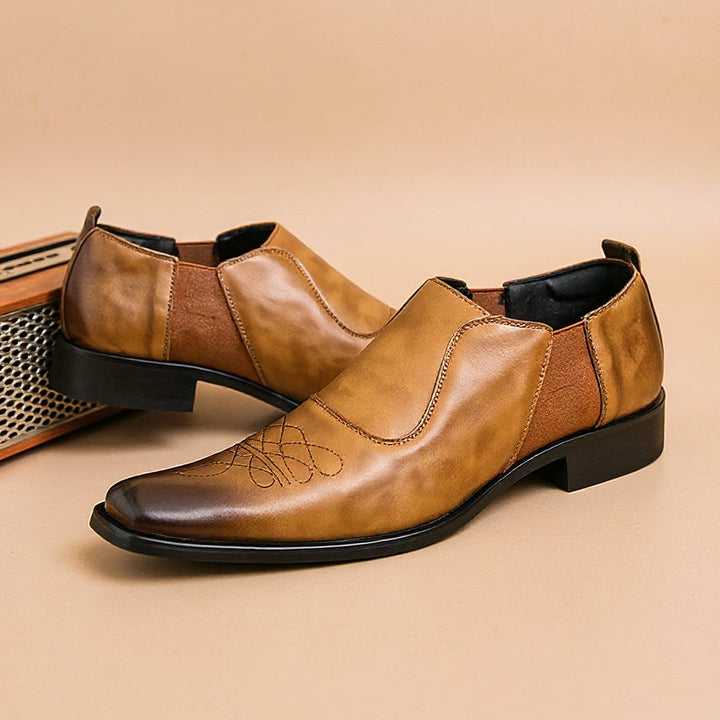 Jaxton Leather Slip-Ons