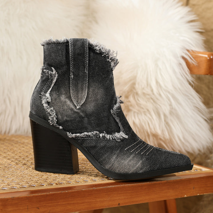 Casey Denim Boots