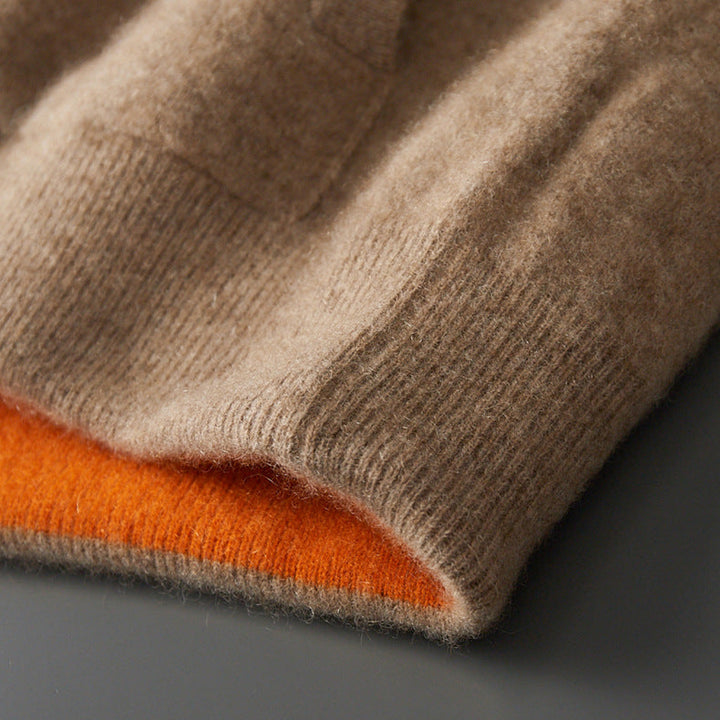 Halloran Cashmere Dual-Sized Zip-Up