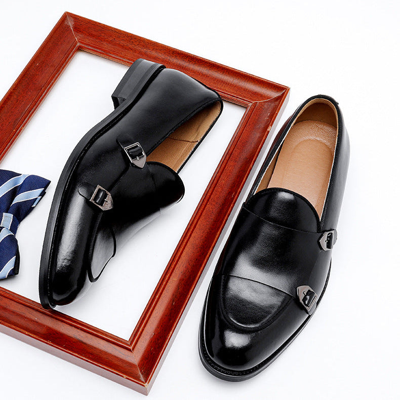 Jersey Leather Loafers