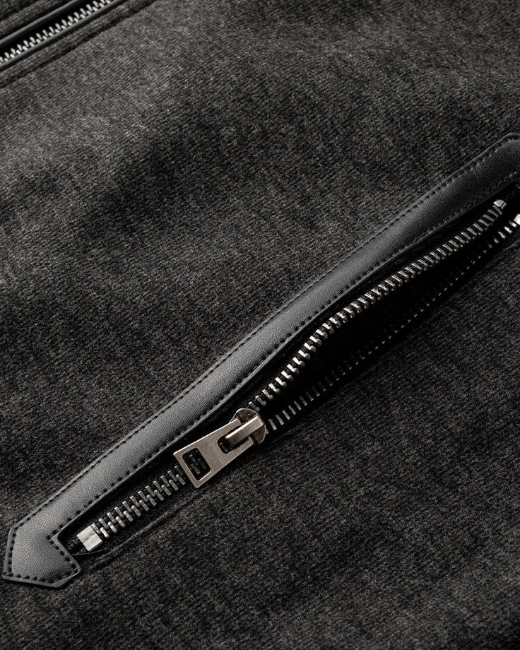 Lucenti Collared Zip-Up