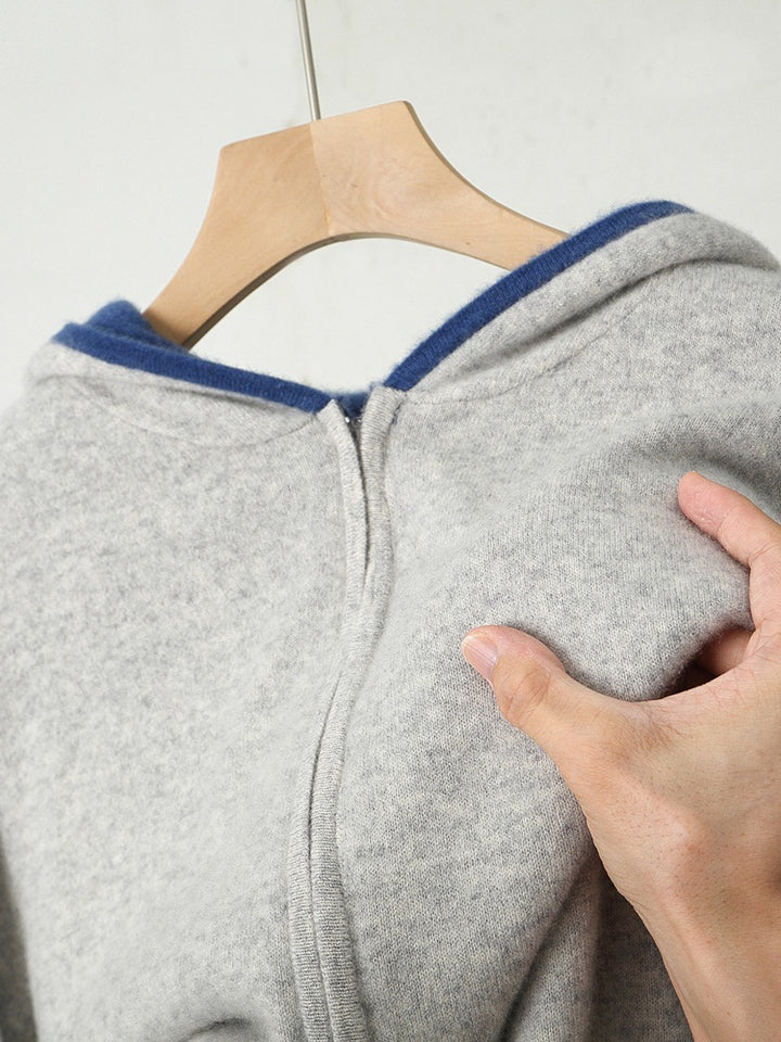 Halloran Cashmere Dual-Sized Zip-Up