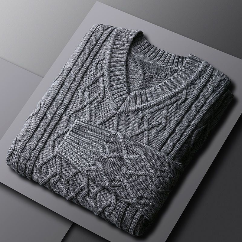 Vanature Wool Knit Pullover