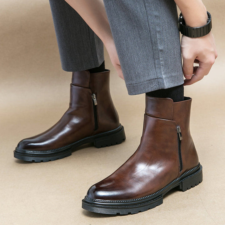 Beauford Leather Boots