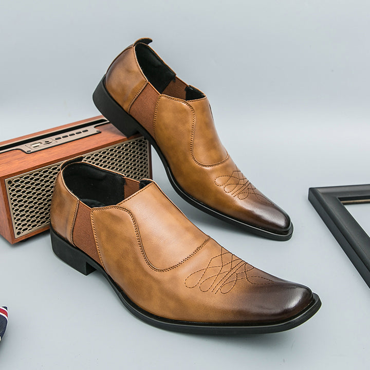 Jaxton Leather Slip-Ons