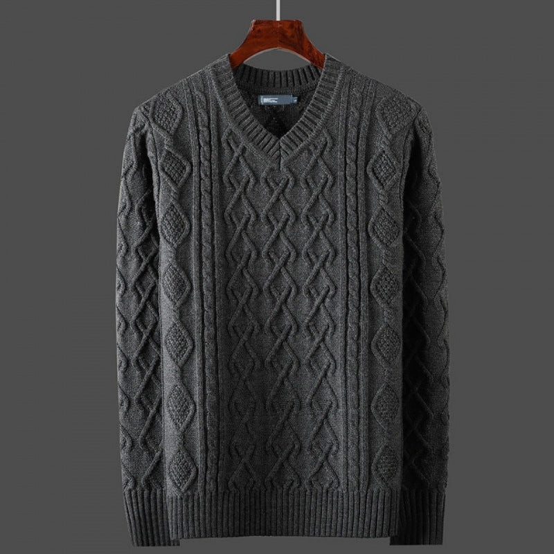 Vanature Wool Knit Pullover