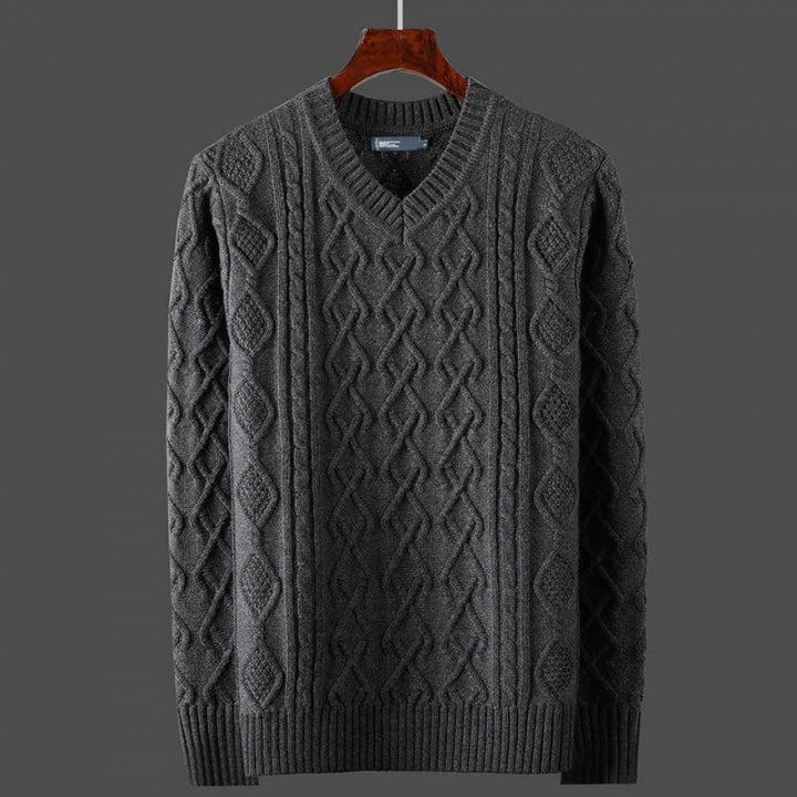 Vanature Wool Knit Pullover