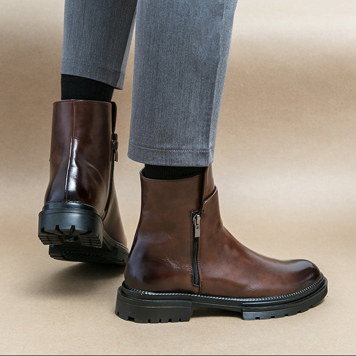 Beauford Leather Boots