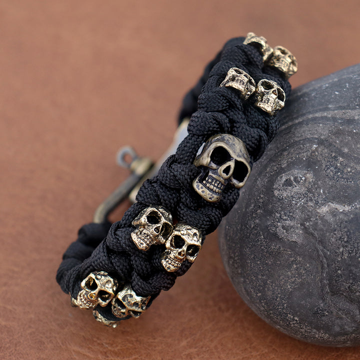 Death Pin Paracord Bracelet