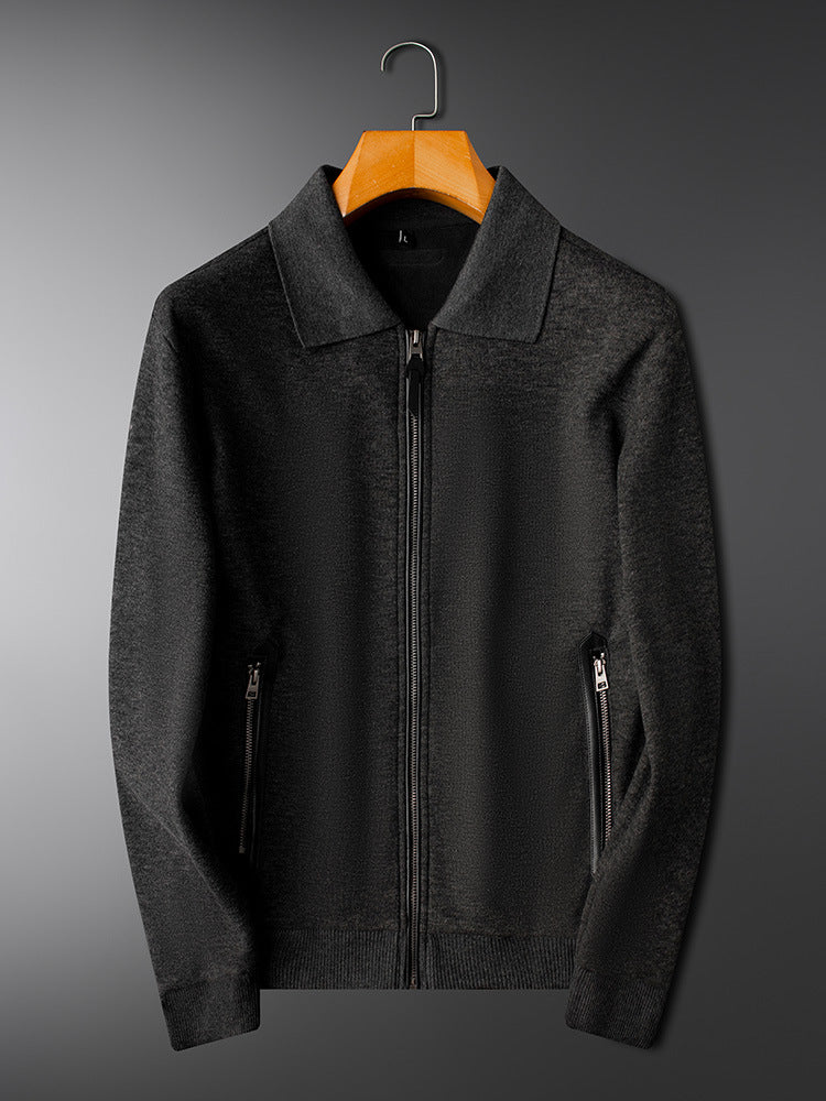Lucenti Collared Zip-Up