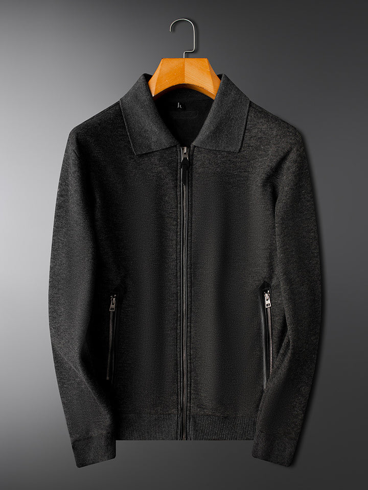 Lucenti Collared Zip-Up