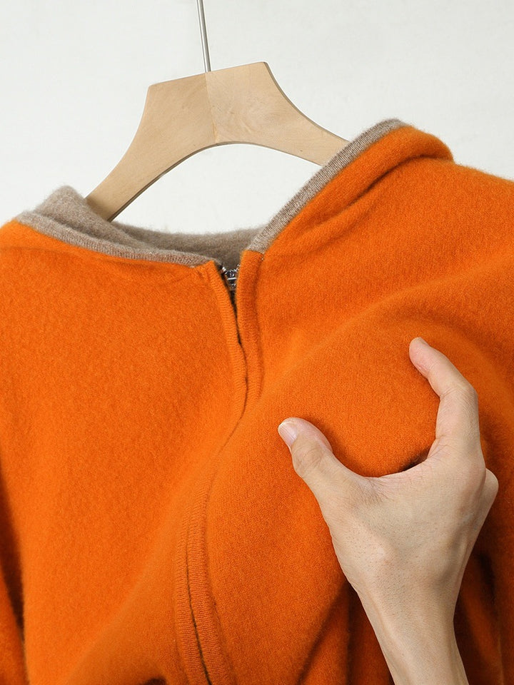 Halloran Cashmere Dual-Sized Zip-Up