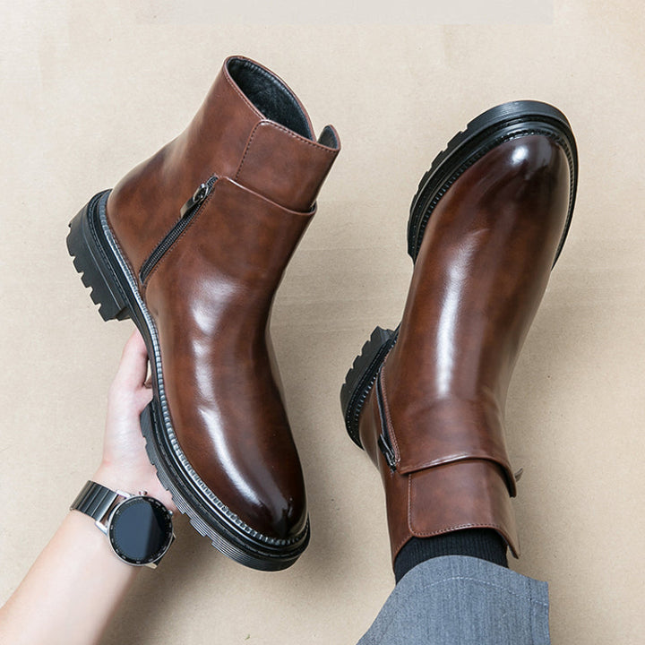 Beauford Leather Boots