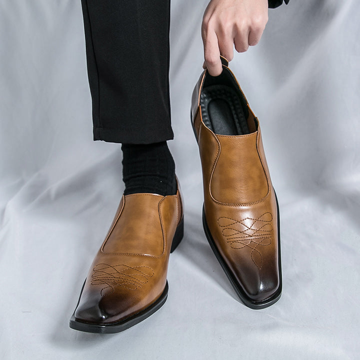 Jaxton Leather Slip-Ons