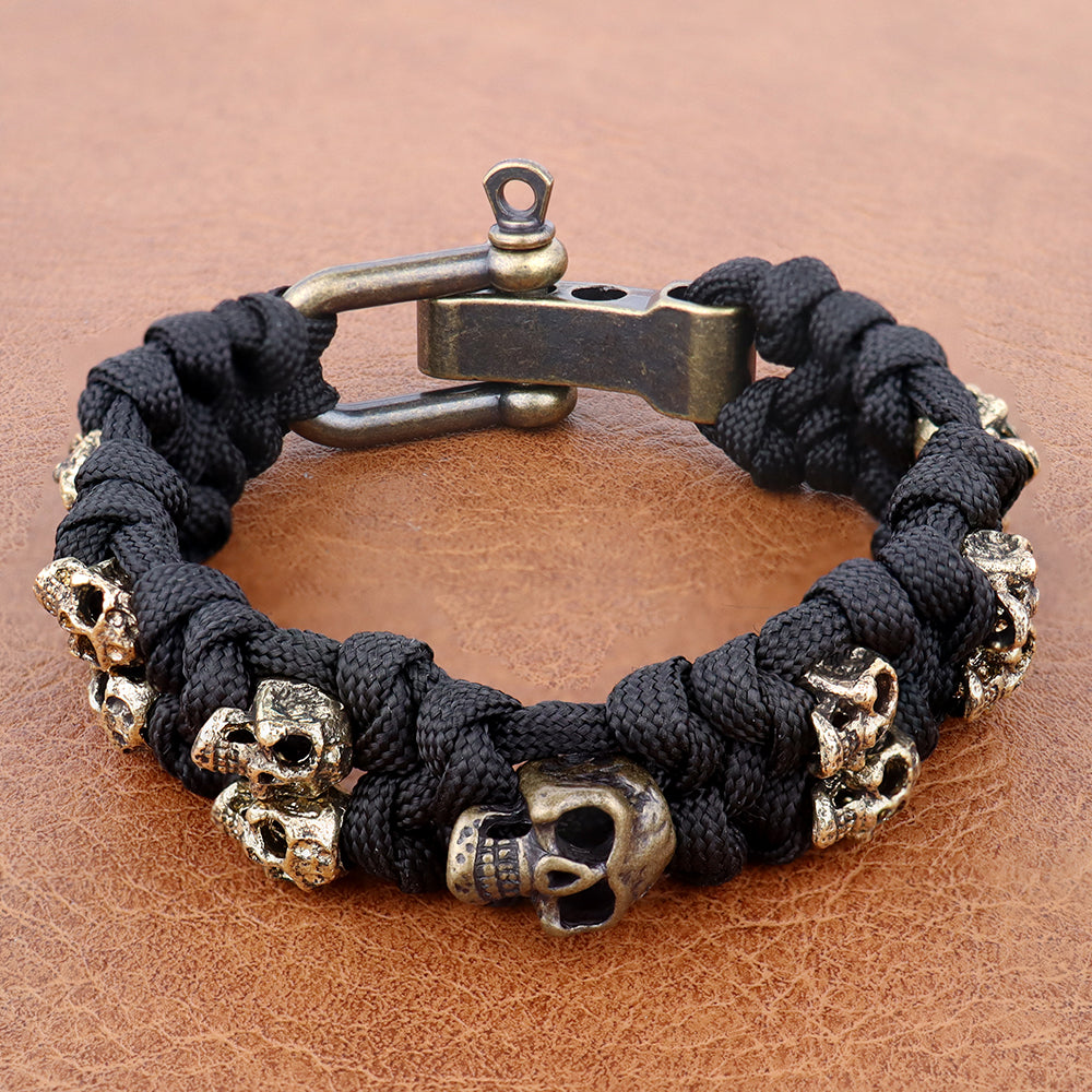 Death Pin Paracord Bracelet