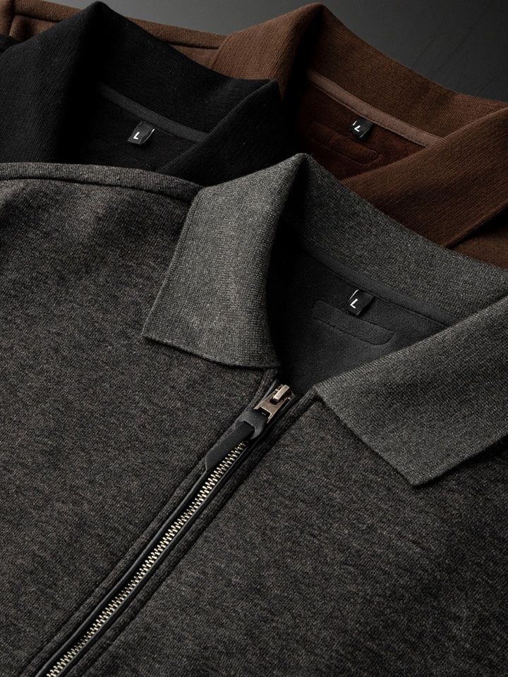 Lucenti Collared Zip-Up