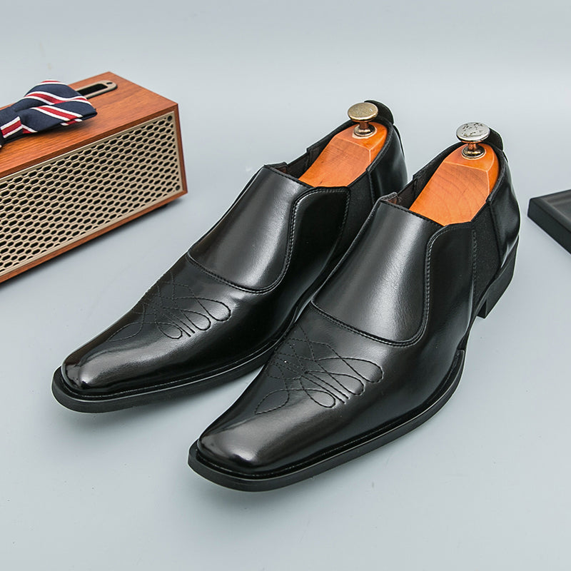 Jaxton Leather Slip-Ons