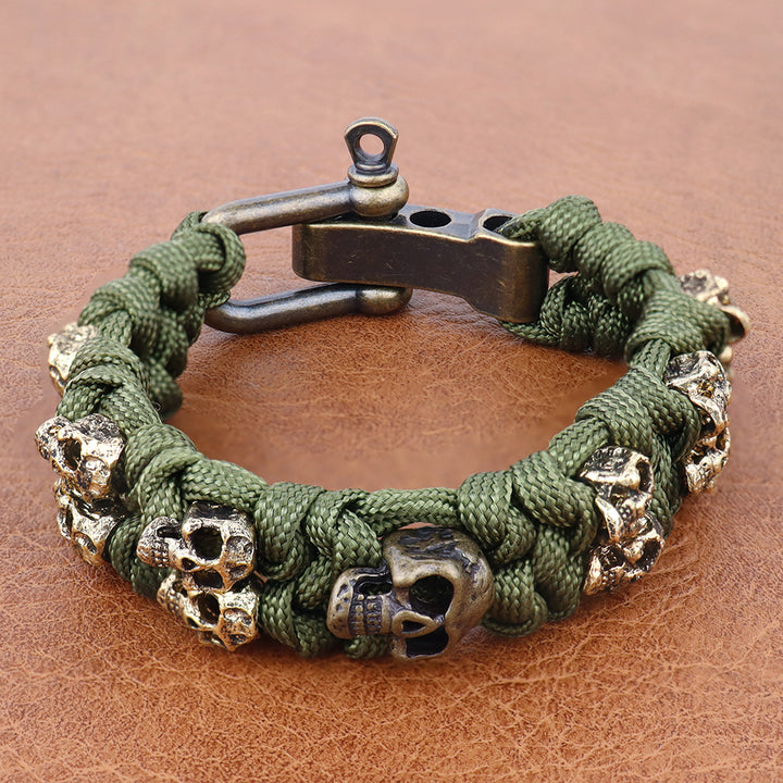 Death Pin Paracord Bracelet