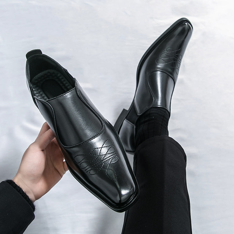 Jaxton Leather Slip-Ons