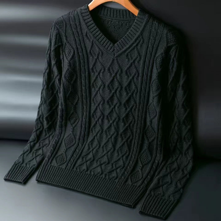 Vanature Wool Knit Pullover