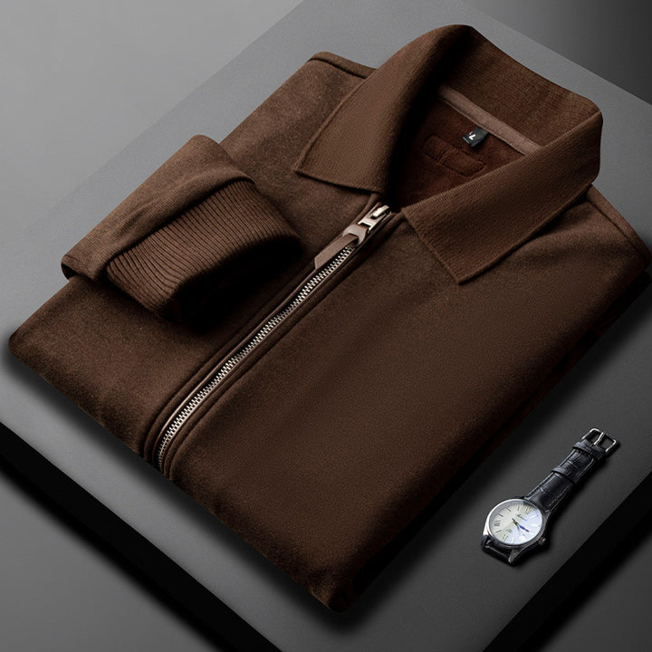 Lucenti Collared Zip-Up