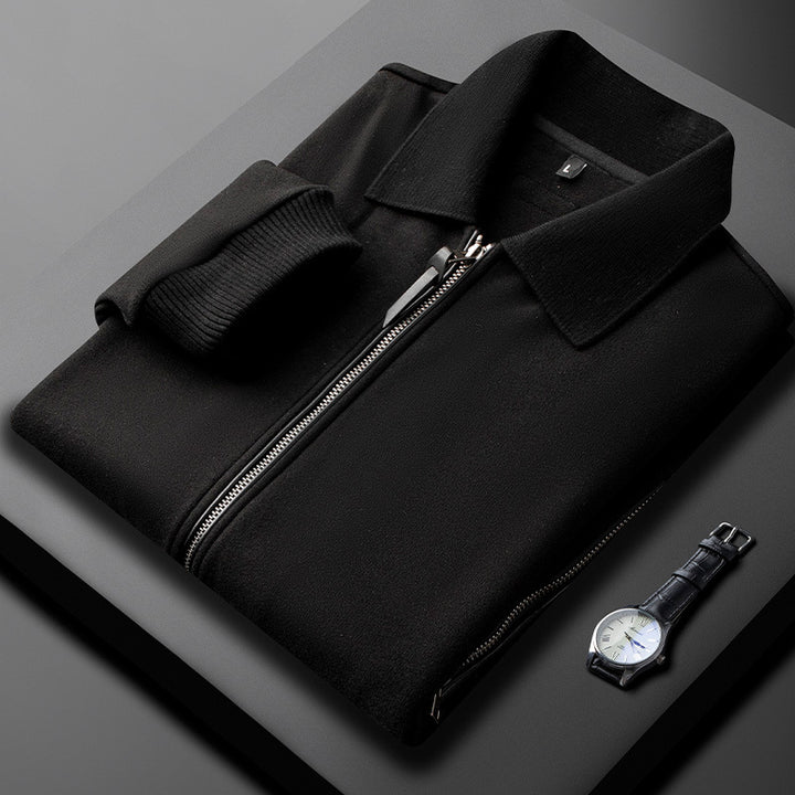 Lucenti Collared Zip-Up