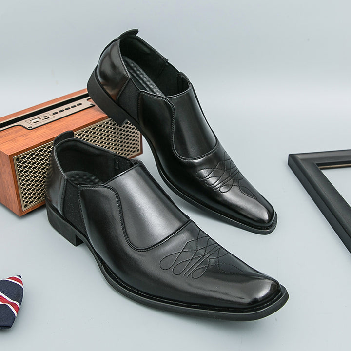 Jaxton Leather Slip-Ons