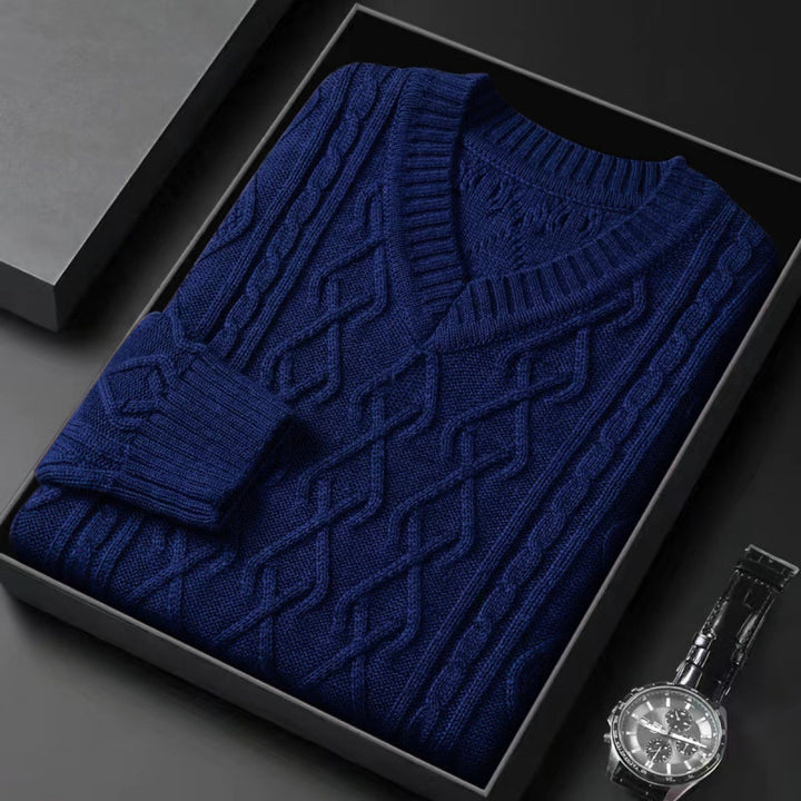 Vanature Wool Knit Pullover