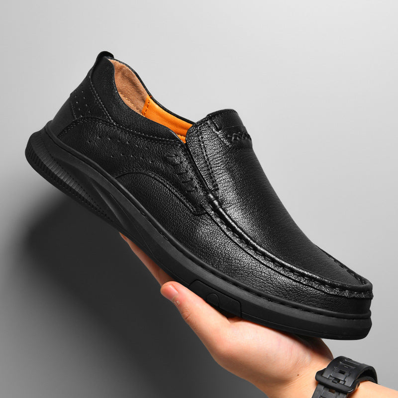 Varhune Leather Slip-Ons