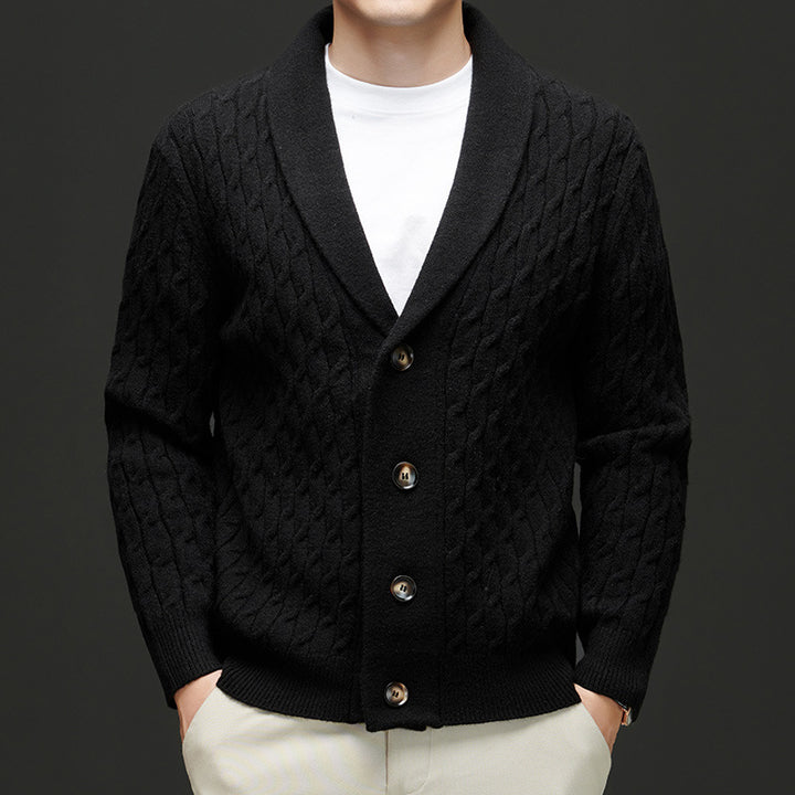Carvano Cable Knit Cardigan