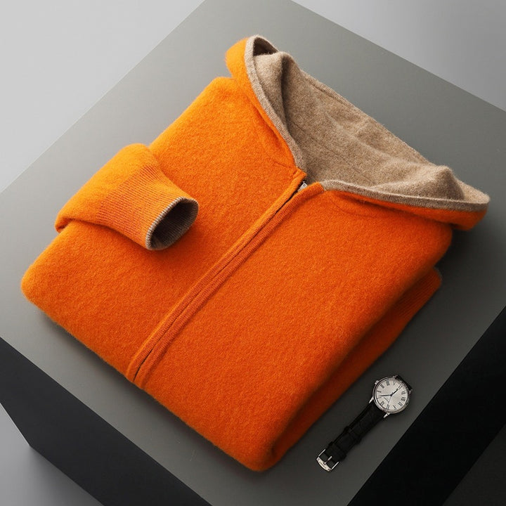 Halloran Cashmere Dual-Sized Zip-Up